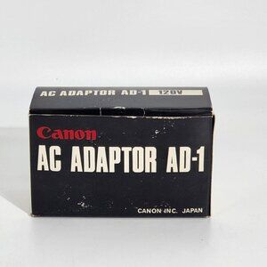 Canon AC Adaptor AD-1 120V 60Hz 4.5V 300mA Vintage Power Supply Accessory